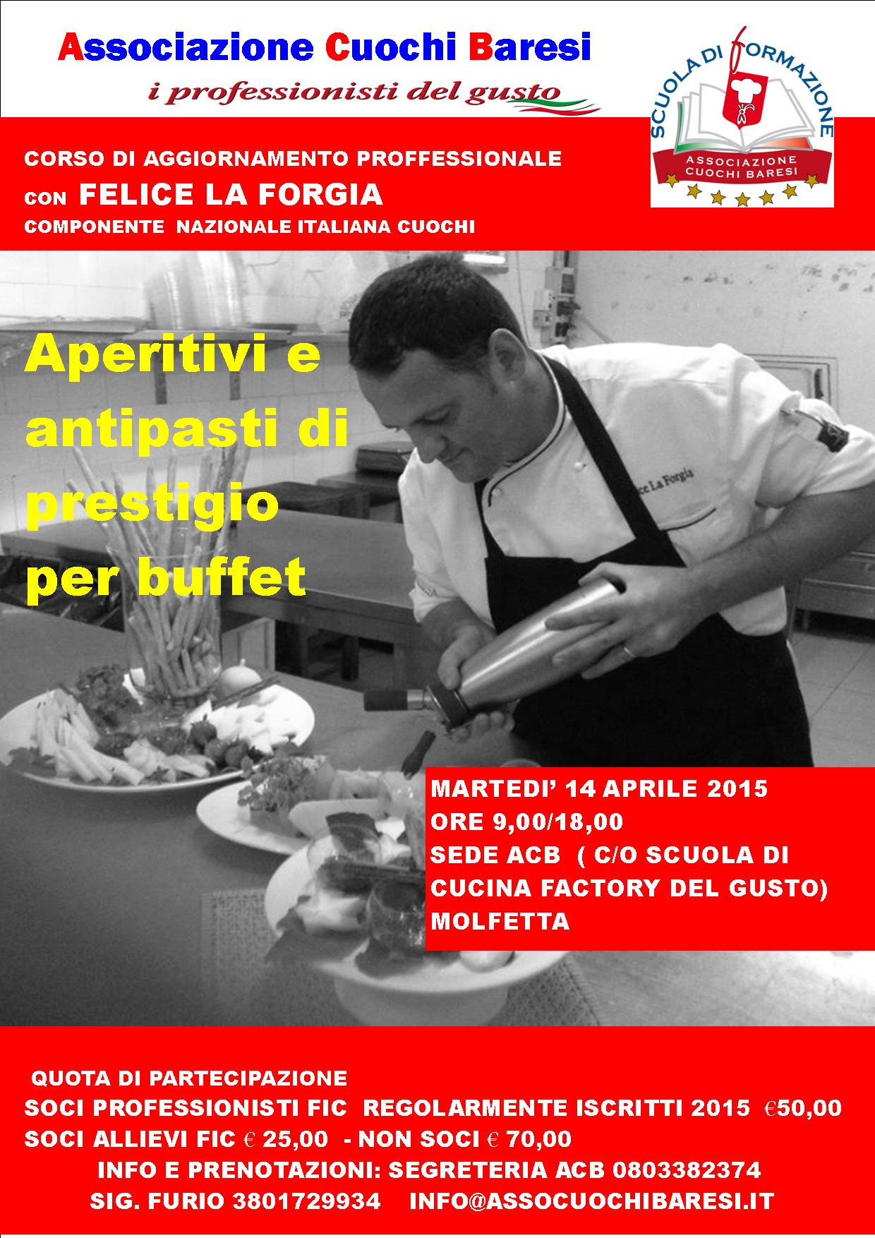  Aperitivi e antipasti di prestigio per buffet di Felice la Forgia