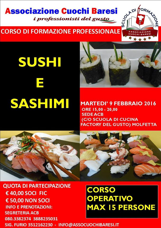 Corso di Sushi e Sashimi