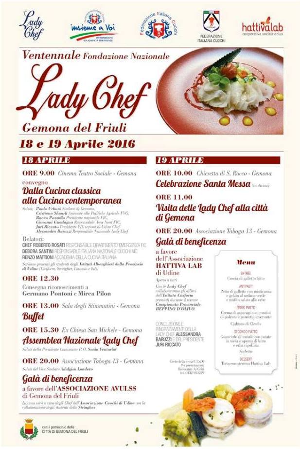 Assemblea Nazionale Lady Chef 