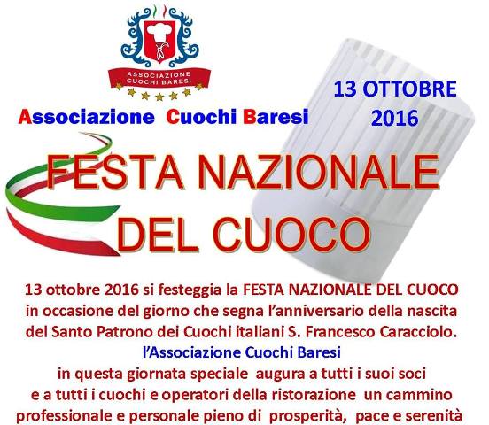 Festa nazionale del Cuoco 2016