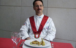 Tortino di Melanzana farcito con carciofi e fonduta